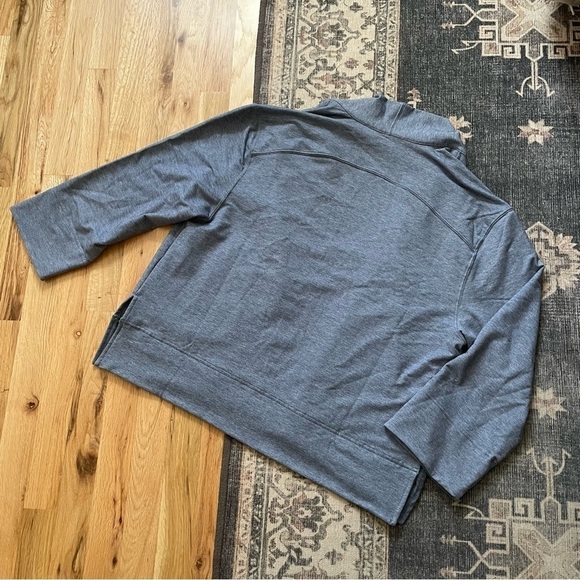 Ministry of Supply Heathered Blue Fusion Terry Open Cardigan Medium - Picture 4 of 6